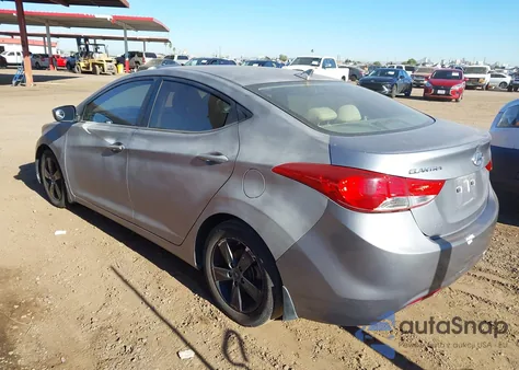 2013 Hyundai Elantra Gls from USA, damaged, VIN 5NPDH4AEXDH420059